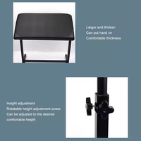 Support de bras réglable multifonctionnel pour tatouage QUATAT PJ010E, éponge haute densité, base en métal noir robuste