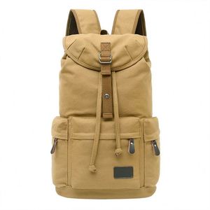 Custom Fashion Waterproof Students <b>School</b> <b>Backpack</b> <b>Large</b> Capacity Men Canvas Travel Retro Hiking Laptop <b>Backpack</b> Bags - Product Image 1