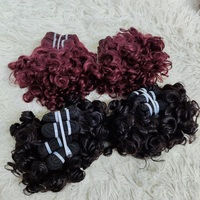 Cheveux Vierge Remy 100% Humains Brésiliens Bouclés 10 Pouces Non Traités Noir Naturel Prix Usine Letsfly