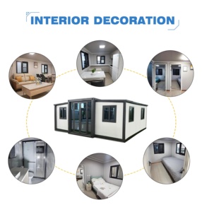 Grote luxe 20FT & 40FT mobiele woningen, twee slaapkamers, geprefabriceerde containerwoningen te koop voor appartementen, hotels of villa's - Product Image 5