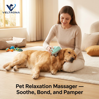 Masseur intelligent pour animaux de compagnie, masseur électrique pour chien et chat, rechargeable, multifonction, pétrissage, vibration, relaxation, outil de toilettage portable