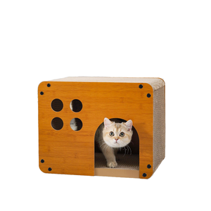 Polycotton-Kratzbaum Langlebig und Widerstandsfähig Katzen-Kratzbretter Kratzfeste Allwetter-Katzenhäuser - Product Image 1
