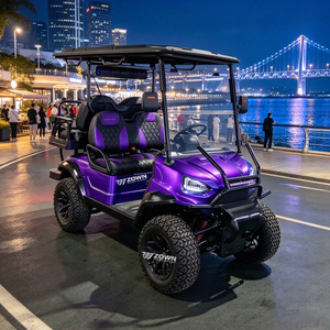 Voiturette de golf électrique 4 places entièrement personnalisable ZOWN, avec plusieurs accessoires en option pour les projets de complexes hôteliers et de villas - Product Image 1