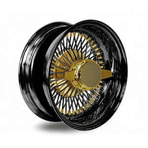 Jantes à rayons classiques 13 14 15 16 17 18 20 22 24 26 pouces 72 100 120 144 150 rayons pour voitures Lowrider, voitures personnalisées et véhicules old school - Product Image 5