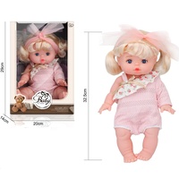 Samlok Toy Lifestyle Unisex 32,5 CM 13 Pouces Poupée Bébé Reborn Réaliste Ronde et Câline en Caoutchouc, Jouet Doux, Modèle Gonflable 1:10