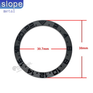 Roda 38mm x 30.7mm cong kim loại <span class=keywords><strong>bezel</strong></span> chèn Vòng phù hợp với skx007 skx009 srpd GMT phụ xem trường hợp sửa chữa vòng - Product Image 2