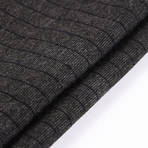 Resistente a la rotura <span class=keywords><strong>de</strong></span> la costilla rayas ponte <span class=keywords><strong>de</strong></span> <span class=keywords><strong>roma</strong></span> <span class=keywords><strong>de</strong></span> doble cara jersey negro tejido <span class=keywords><strong>de</strong></span> punto - Product Image 4