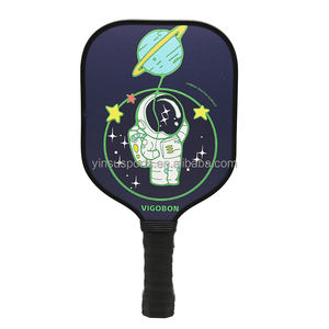 Reduzierte Preise Schwarze Astronauten-Serie Kinder-Pickleball-Schläger/Wattenschläger Wabenstruktur Umweltfreundlich Rutschfest Leicht Sicher - Product Image 6