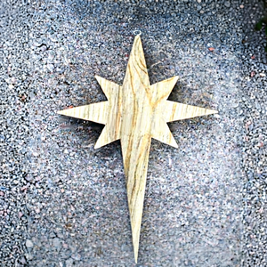 Beautiful Handmade Artificial Small <b>Wooden</b> <b>Star</b> Christmas Tree Ornaments Custom Size Shape for Indoor Outdoor Party Decorations - Product Image 1