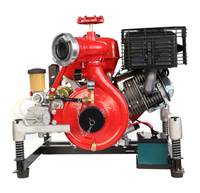 Pompe à eau portable de lutte contre l'incendie 13 hp, moteur à essence Lifan