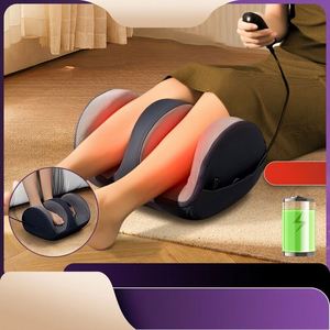 Leg Massage Device Fully Automatic Foot Therapy <b>Machine</b> Hot Compress <b>Kneading</b> Foot Sole Massager Musical Function Plug-In for - Product Image 4