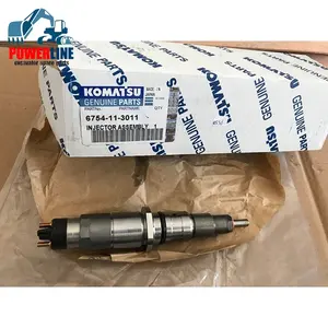 Meilleure qualité PC200-8 6D107 injecteur de carburant à rampe commune injecteur de carburant Diesel 0445120231 6754-11-3011