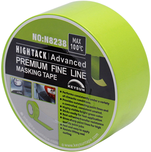 Cinta adhesiva <span class=keywords><strong>Waso</strong></span> verde, 25mm de ancho, 50m de longitud, cinta acrílica sensible a la presión activada por agua de un solo lado - Product Image 1