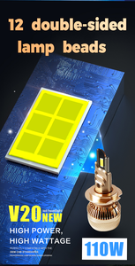 Hạm Đội quản lý của sự lựa chọn 110W 12/24V 3570 chip 8800lm Đèn pha chuyển đổi <span class=keywords><strong>Kit</strong></span> IP68 chống thấm nước chống bụi cho xe thương mại - Product Image 3