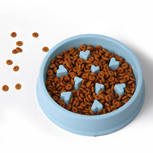 Lynpet Non tossico rotondo personalizzato in plastica Anti-soffocamento colonna cuore cane Slow Food ciotola antiscivolo Pet Pet Puzzle alimentatore lento