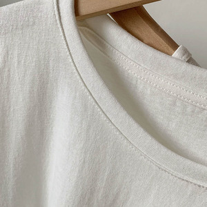 Kenevir organik pamuk bambu kenevir rahat giysiler özel logo adam t-shirt - Product Image 3