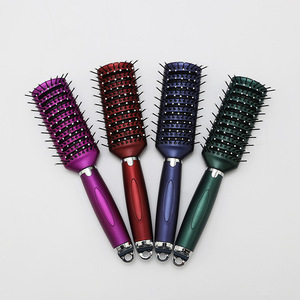 Cepillo Desenredante Ecológico con Espiral Hueca y Ventilación para Alisar el Cabello, para Mujeres, Hombres y Niños, para Cabello Liso, Rizado y Mojado - Product Image 2