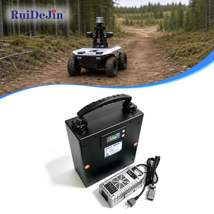 Pack de batteries lithium UGV haute densité énergétique sur mesure avec BMS et contrôle de température 48V 110Ah, décharge stable pour robot de relevé sur site - Product Image 1