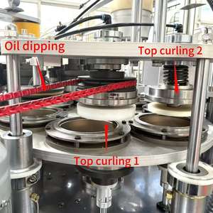 เครื่องทำถังกระดาษคราฟท์ขนาดใหญ่สำหรับใส่สลัด ถังกระดาษ <span class=keywords><strong>KFC</strong></span> สำหรับ<span class=keywords><strong>ไก่</strong></span>ทอด ข้าวโพดคั่ว และอาหารจานด่วน - Product Image 5