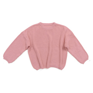 Pulls en coton surdimensionnés pour enfants, filles, taille plus, tricotés sur mesure, pour l'hiver - Product Image 5