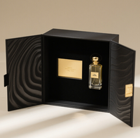 Boîte cadeau rigide pliable en papier écologique de luxe rouge de style chinois avec fermeture magnétique à double ouverture, design personnalisé