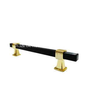 Tirador de Armario de Aluminio 8019 Negro Dorado, Diseño Contemporáneo, Herraje Duradero para Muebles - Product Image 5