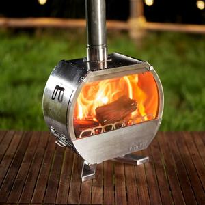 Портативная походная печь из нержавеющей стали с минималистичным дизайном, вторичное сгорание, бездымный дровяной камин для кемпинга и кухни - Product Image 4
