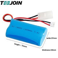 Baterai 18650 3.7v 1300mah Pengisi Daya Baterai Lithium 18650 Bahan Lithium 18650 Paket Baterai Lithium Isi Ulang