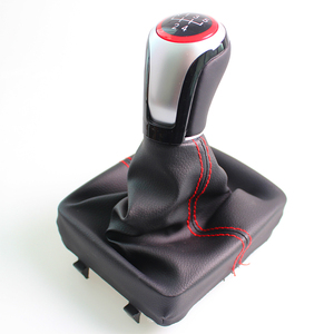 Venta Directa de Fábrica: Pomo de Palanca de Cambios con Cubierta Antipolvo y Círculo Rojo para VW <span class=keywords><strong>POLO</strong></span> 2002-2009, Accesorios para Coche - Product Image 2