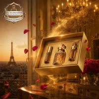Coffret Cadeau Paris Luxe Eau de Parfum 20% Parfum Lait Corporel Boîte Floral Iris Musc Vanille Marque Privée