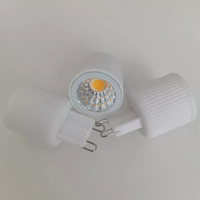 Nouveau produit Base de corps en céramique led lentille réflecteur à 15/24/36 degrés 3000K 3W G9 ampoule led