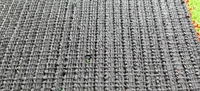 Pas cher prix bleu/gris/rouge/violet/brun gazon artificiel mur extérieur paysage décor gazon synthétique tapis d'herbe