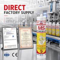 MS Polymer Sealant Tahan Cuaca Pengisi Sambungan Elastis Atap Panel Fasad Konstruksi Jendela Kedap Air 100% Tahan Air