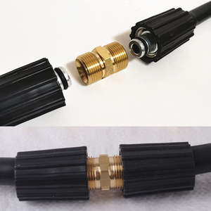 Accessoires de lave-auto Adaptateur en laiton M22 14mm 15mm <span class=keywords><strong>Rallonge</strong></span> de tuyau de laveuse <span class=keywords><strong>à</strong></span> haute pression - Product Image 5