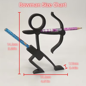 Porte-stylo miniature athlète imprimé en 3D transfrontalier, artisanat, décorations de bureau, cadeaux, jouets créatifs de simulation - Product Image 3