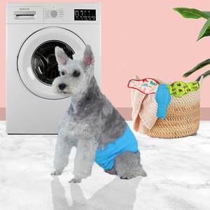 WL Lot de 3 bandes de ventre douces et confortables pour chiens mâles Couches pour chiens lavables et réutilisables Enveloppes d'incontinence à haute absorption et anti-fuite - Product Image 5