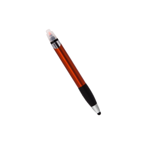 Promoción de plástico barato lápiz resaltador pluma teléfono pantalla táctil doble punta de Color pluma - Product Image 4