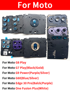 Carcasa de placa base para Moto Edge 30 Pro G7 G8 Play <span class=keywords><strong>G9</strong></span> Power G60 One Fusion <span class=keywords><strong>Plus</strong></span>, cubierta de marco de placa base trasera, piezas de repuesto - Product Image 2