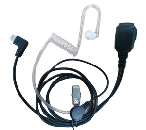 Vente en gros d'usine E63V2-TPC <span class=keywords><strong>Radio</strong></span> bidirectionnelle Acoustic Tube Earset avec micro pour talkie-walkie type-c - Product Image 1
