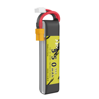 Аккумулятор LiPo TATTU 7.4V 550mAh 95C с высокой скоростью разряда, 2S1P, с разъемом XT30 для микро-квадрокоптеров, радиоуправляемых вертолетов, лодок, автомобилей, CE UN38.3 ROHS