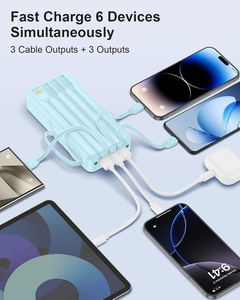 Banco de Energía Portátil OEM de 20000mAh con Pantalla LED Digital, Carga Rápida de 22.5W y Cable Integrado para <span class=keywords><strong>iPhone</strong></span> y Samsung - Product Image 2