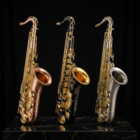 Saxophone alto Bb professionnel vintage en laiton laqué, 5 couleurs au choix, instrument à vent en bois