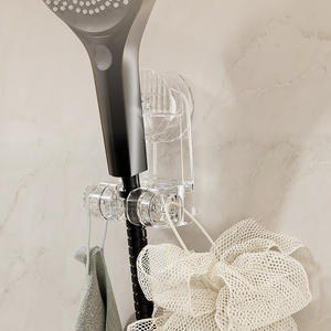 Support de pommeau de douche universel Jia Baishi avec ventouse, fixation rectangulaire, installation facile pour salle de bain - Product Image 1