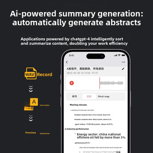 Grabadora Inteligente con IA ChatGPT-5 <span class=keywords><strong>de</strong></span> 64 GB, Activación por <span class=keywords><strong>Llamadas</strong></span> <span class=keywords><strong>Telefónicas</strong></span>, Imán, Formato WAV, Traducción <span class=keywords><strong>de</strong></span> Idiomas, Transcripción y Resumen - Product Image 4