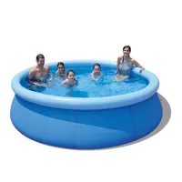 Kinder oberirdisch Schwimmbad Kunststoff tragbare Outdoor-Garten Riesen aufblasbare runde Pumpe Pool oder Kinder Erwachsene