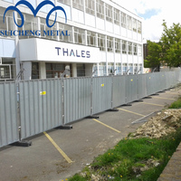 Outdoor 2 m X 2,2 m Bewegliche Freistehende Stahl-Straßenabsperrung für Projektnutzung
