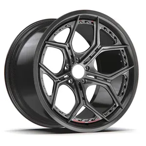 GVICHN Brand Factory Direct Sales Forged Alloy Wheels 18 19 20 21 22 23 24 Inch Carbon Fiber Forged Car Wheel