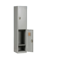 Casiers à double porte en acier multifonctionnels avec un design moderne, options de verrouillage à clé et à combinaison pour la maison, la salle de sport, les vestiaires scolaires