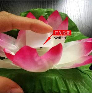 Nổi Đèn hồ bơi sen đèn lồng hoa cho hồ bơi ao vườn với đèn <span class=keywords><strong>LED</strong></span> nước đèn lồng - Product Image 4