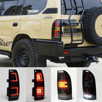 Feux arrière LED pour Land Cruiser Prado 3400 FJ90 LC90 LC95 1996-2004 – Ensemble de feux arrière modifiés avec fonctions de freinage et de stationnement